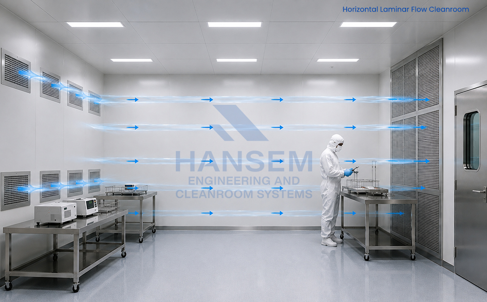Horizontal Laminar Flow Cleanroom